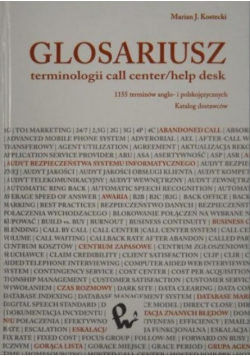 Glosariusz terminologii call center help desk