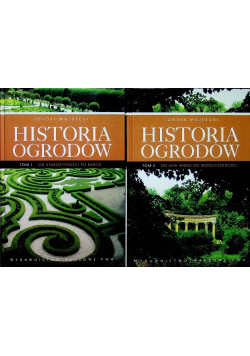 Historia ogrodów Tom I i II