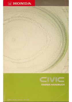 Honda CIVIC Shuttle Fahrer-Handbuch