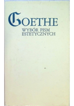 Wybór pism estetycznych