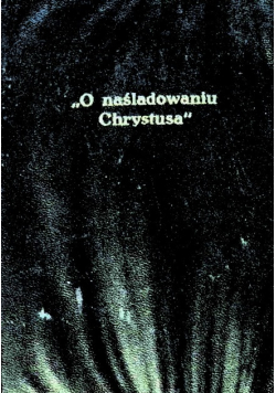 O naśladowaniu Chrystusa