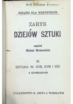 Zarys dziejów sztuki 1912 r.