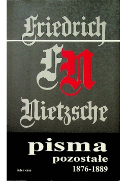 Pisma pozostałe 1876 - 1889