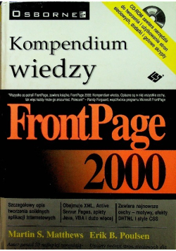 Kompedium wiedzy FrontPage 2000