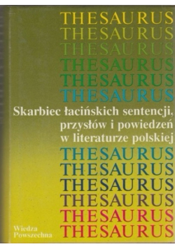Skarbiec łacińskich sentencji przysłów i powiedzeń w literaturze polskiej