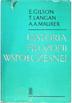 Historia filozofii współczesnej