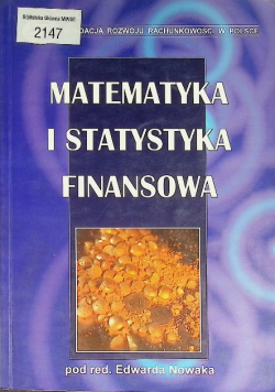 Matematyka i statystyka finansowa