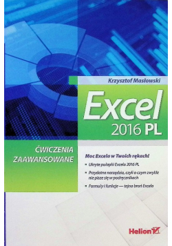 Excel 2016 PL Ćwiczenia zaawansowane