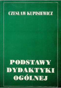Podstawy dydaktyki ogólnej