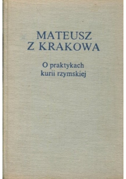 O praktykach kurii rzymskiej