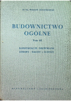 Budownictwo ogólne Tom III