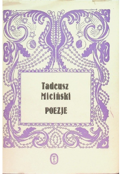 Miciński Poezje