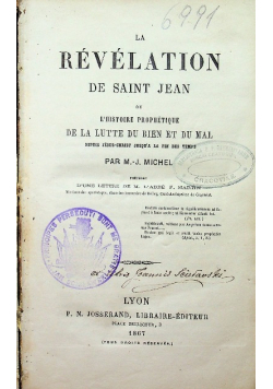 La Revelation De Saint Jean