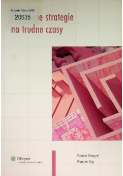 Skuteczne strategie na trudne czasy