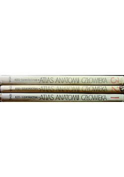 Atlas anatomii człowieka Tom 1 do 3