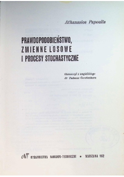 Prawdopodobieństwo zmienne losowe
