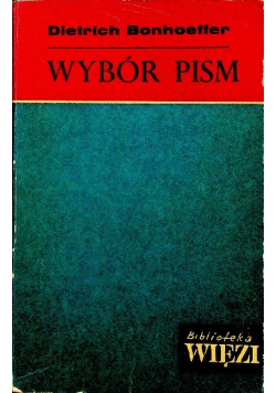 Bonhoeffer Wybór pism