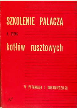 Szkolenie palacza kotłów rusztowych