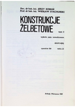 Konstrukcje żelbetowe Tom 1