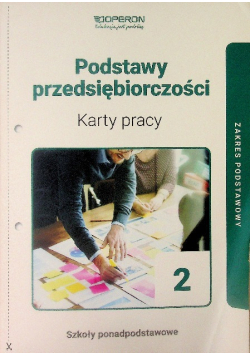Podstawy przedsiębiorczości 2 Karty pracy