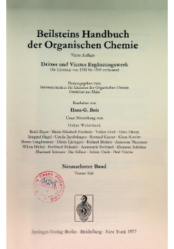 Beilsteins Handbuch der Organischen Chemie