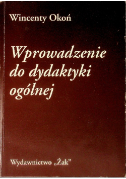Wprowadzenie do dydaktyki ogólnej