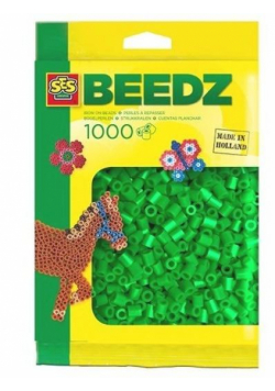 Koraliki do prasowania zielone 1000szt