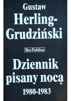Dziennik pisany nocą 1980 - 1983