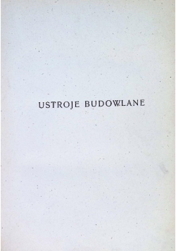 Ustroje budowlane 1947 r.
