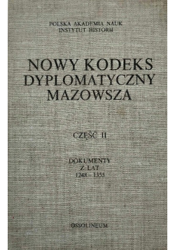 Nowy kodeks dyplomatyczny  Mazowsza część II