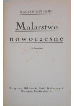 Malarstwo nowoczesne Tom 12  1925 r.