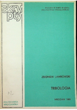 Tribologia