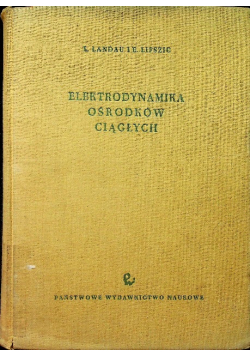 Elektrodynamika ośrodków ciągłych