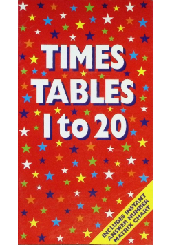 Times Table 1 to 20