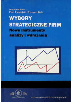 Wybory strategiczne firm Nowe instrumenty analizy i wdrażania
