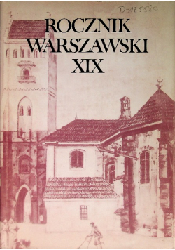 Rocznik Warszawski XIX