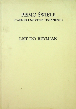 Pismo Święte Listy do Rzymian