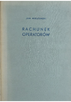 Rachunek operatorów