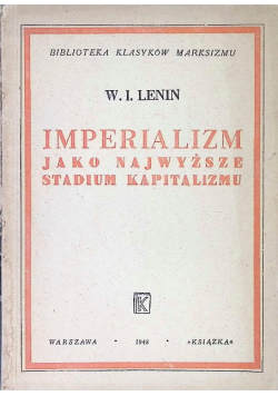 Imperializm jako najwyższe stadium kapitalizmu 1949 r.