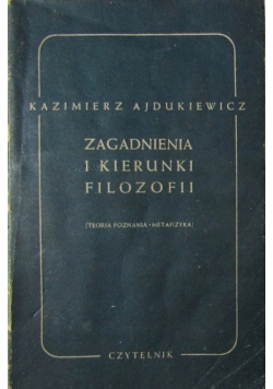Zagadnienia i kierunki filozofii 1949 r.