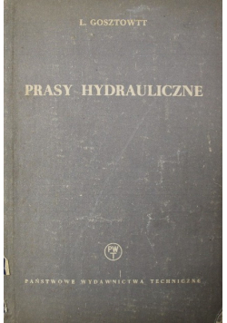 Prasy hydrauliczne