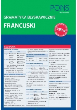 Gramatyka błyskawicznie Francuski