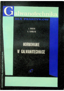 Normowanie w galwanotechnice