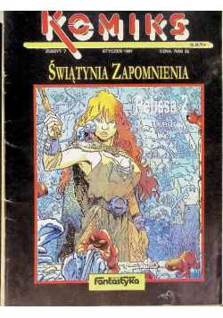 Komiks Świątynia Zapomnienia zeszyt 7