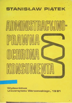 Administracyjno prawa ochrona konsumenta