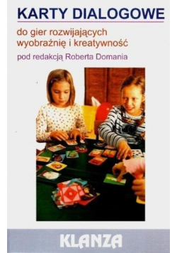 Karty dialogowe do gier rozwijających wyobraźnię i kreatywność