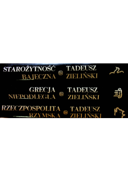 Rzeczpospolita Rzymska / Grecja Niepodległa / Starożytność bajeczna
