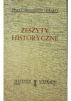 Zeszyty historyczne Tom 44
