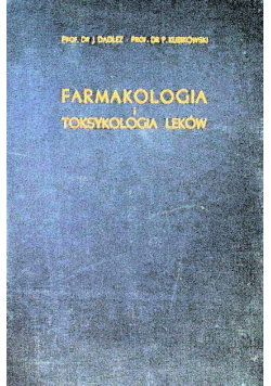 Farmakologia i toksykologia leków