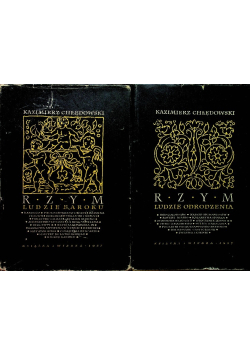 Rzym Ludzie baroku / Rzym Ludzie odrodzenia